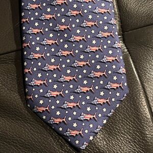 Vineyard Vines Patriotic Swordfish Silk Tie